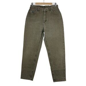 Lee Riveted 90s retro high‎ waist tapered leg denim mom jeans USA made 28 x 28